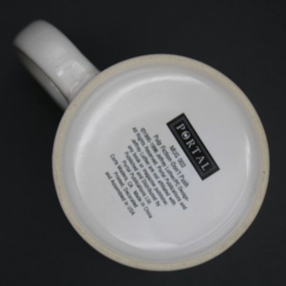 Don't Push Me Around Get In My Way Original Pulp Fiction Portal 11oz Coffee Mug - Picture 6 of 7